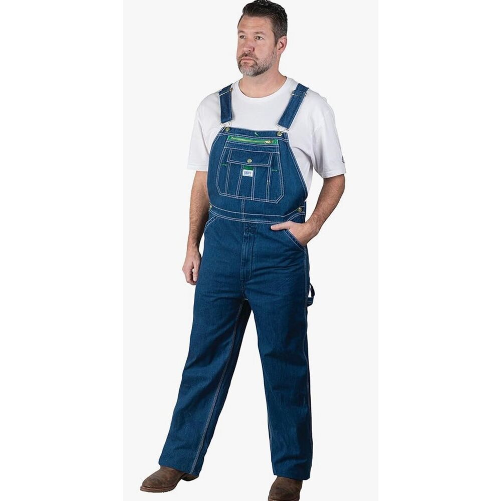 Liberty Men's Denim Bib Overall 50x32